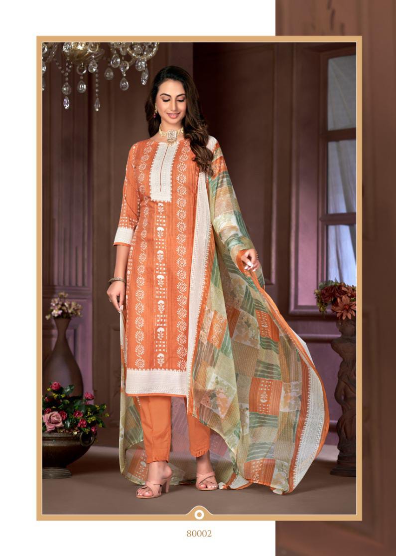 Batik By Skt Printed Cotton Dress Material Catalog